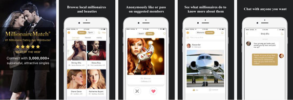 millionaire dating apps